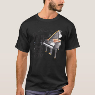 T-shirt Sans Piano Life Serait Plat Drôle Pianiste Gif
