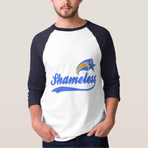 T-shirt sans scrupule de base-ball de Faux