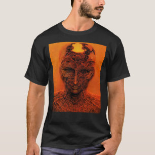 T-shirt Sans titre (Derrière la peau) par Zdzisław Beksińs