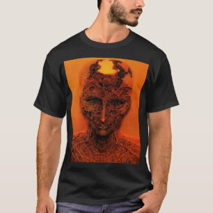 T-shirt Sans titre (Derrière la peau) par Zdzisław Beksińs