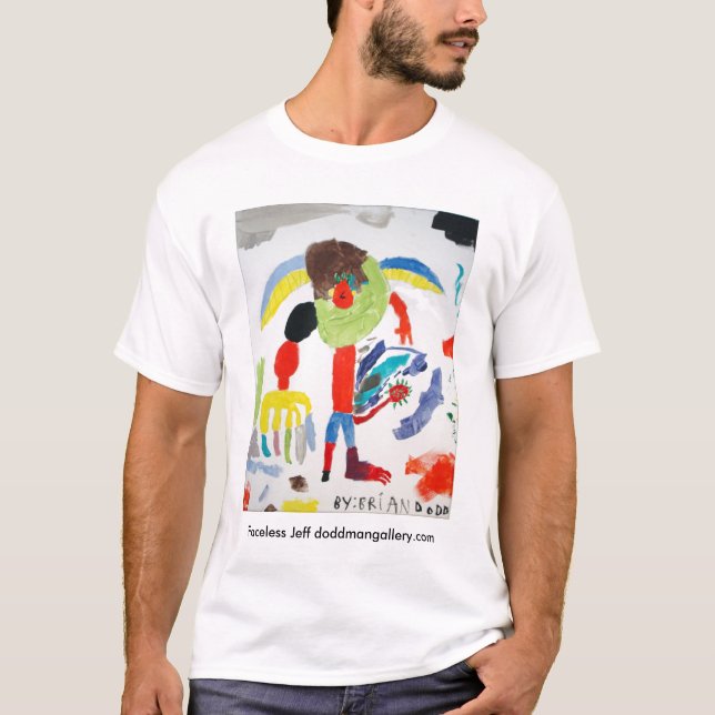 T-shirt sans visage de Jeff (Devant)