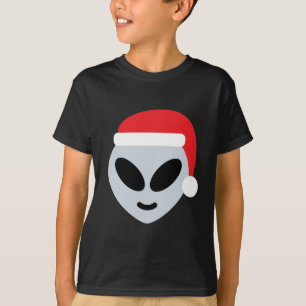 T-shirt santa claus alien emoji