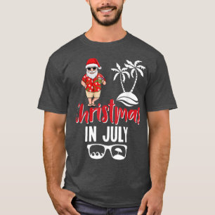 T-shirt Santa Claus Christmas dans July Boys Tropical Hawa