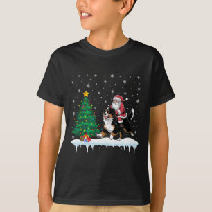 T-shirt Santa Claus équitation Bernese Mountain Dog Boys G
