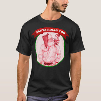 T-shirt Santa Claus jiu jitsu    judoNoël    bjhappy