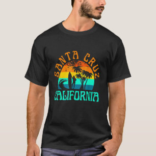 T-shirt Santa Cruz Beach California Surf Surfer Retro Suns