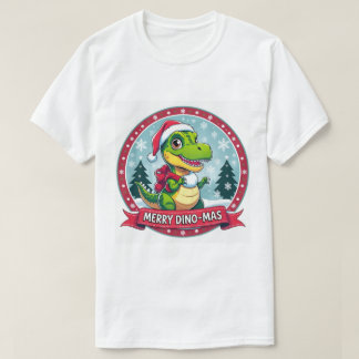 T-shirt Santa Dinosaur Noël – Joyeux Dino-Mas drôle