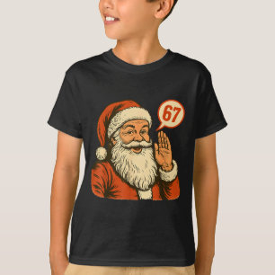 T-shirt Santa dit 6 7 Six Sept Génération Z Alpha Meme Arg