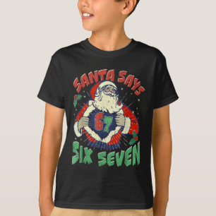 T-shirt Santa dit malade sept 67 Six Sept Meme Tendance P