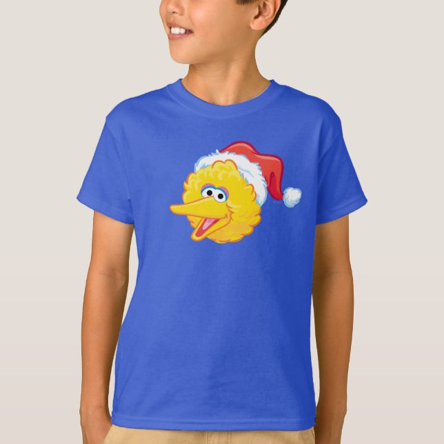 T-shirt Santa Hat Big Bird (Devant)