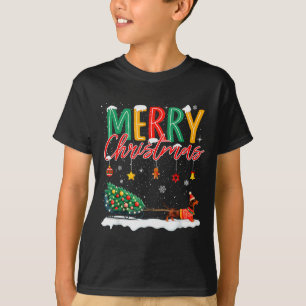 T-shirt Santa Joyeux Noël Dachshund Traîneau Amoureux de C