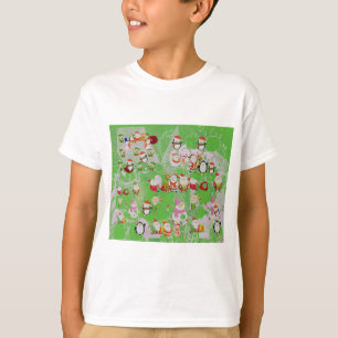 T-shirt Santa Magical Green New Year