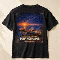 Santa Monica Pier Route 66 Centenaire Coucher de s