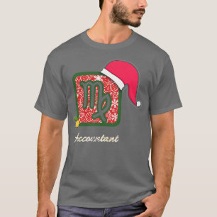 T-shirt Santa virgo Accountant Funny Xx27mas Gift for