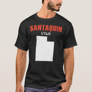 T-shirt Santaquin Utah USA State America Travel Utahan