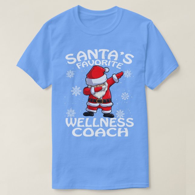 T-shirt Santas Coach Bien-Être Favorite Noël (Design devant)