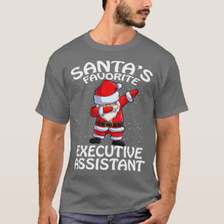 T-shirt Santas Favori Adjoint Exécutif Noël