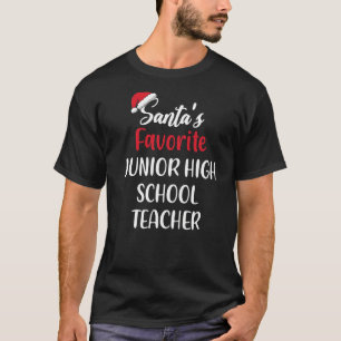T-shirt Santas Favori Lycée Enseignant Christ