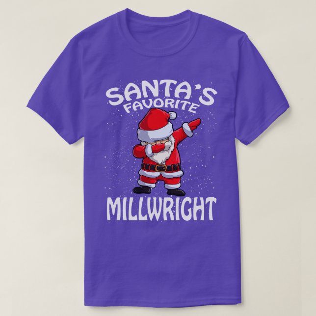 T-shirt Santas Favori Millwright Noël (Design devant)