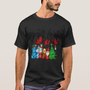 T-shirt Santas Favori Pharmacie Crew Pills Team