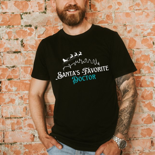 T-shirt Santa's Favorite Doctor: Festive Christmas Tee (Créateur téléchargé)