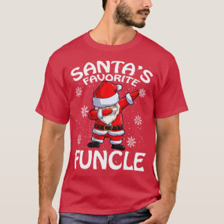 T-shirt Santas Favorite Funcle Noël