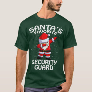 T-shirt Santas Garde de sécurité préférée Noël 1