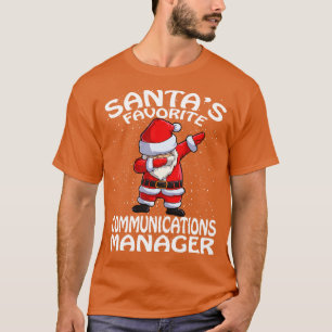 T-shirt Santas Gestionnaire de communications favorites No