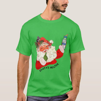 T-shirt Santas Helper Christmas ICU Nurse CRNA Funny Propo