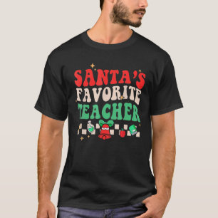T-shirt Santas Professeur Favori Funny Noël Super San