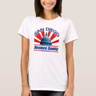 T-shirt Santé d'esprit de restauration - San Diego