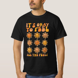 T-shirt  Santé mentale d'automne C'est correct de ressenti