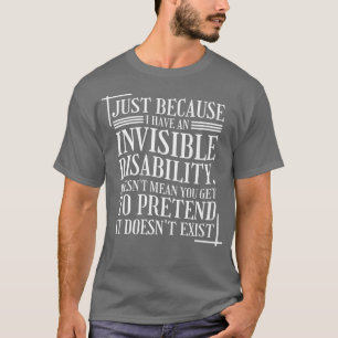 T-shirt Santé mentale Incapacité invisible 4305 1911