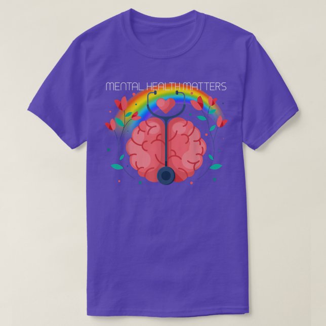 T-shirt Santé Mentale Lgbtq 4519 2023 (Design devant)