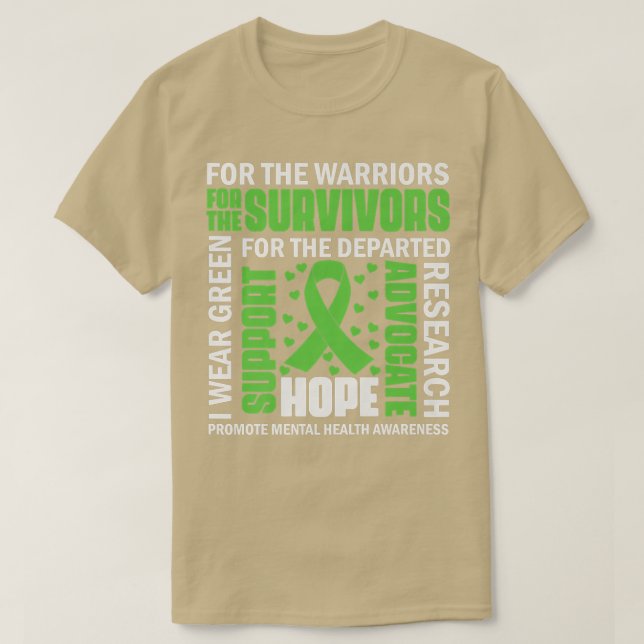T-shirt Santé mentale, moteur de la sensibilisation Espéra (Design devant)