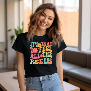 T-shirt Santé mentale, ressentez toutes les émotions