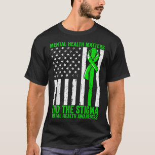 T-shirt Santé mentale Sensibilisation à la santé mentale M