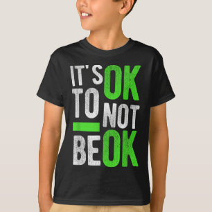 T-shirt Santé Mentale Suicide Sensibilisation Don Son Ok À