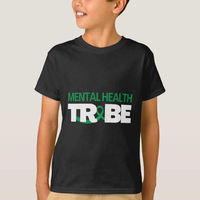 T-shirt Santé mentale Tribu Sensibilisation à la santé men (Devant)