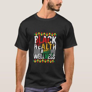 T-shirt Santé Noire Et Bien-Être Mois Noir Histoire Mela