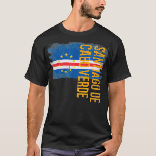 T-shirt Santiago de Cabo Verde Cap-Vert Cap-Verdiens Moi
