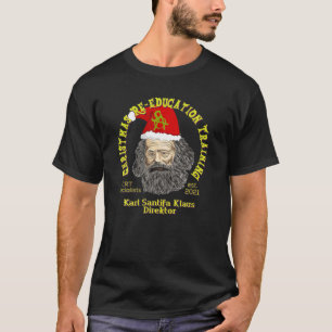T-shirt Santifa Claus Santifa Klaus Anti Christmas Marx So