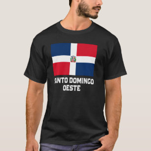 T-shirt Santo Domingo Oeste République Dominicaine Emblem 