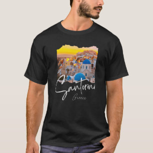 T-shirt Santorin Grèce Souvenir 6