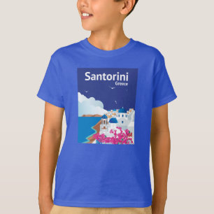 T-shirt Santorini Grèce