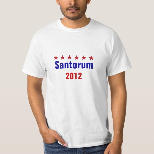 T-shirt Santorum 2012 (Devant)