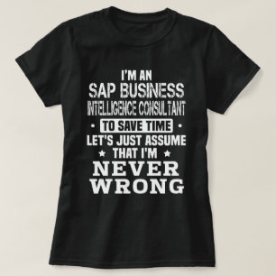 T-shirt SAP Business Intelligence Consultant