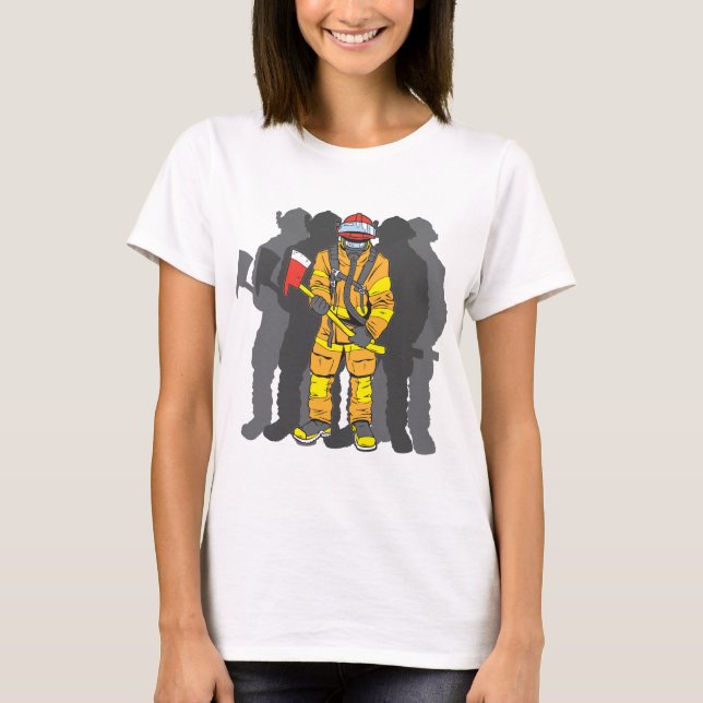 T-shirt Sapeur-pompier final (Devant)