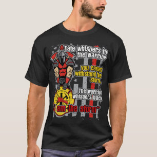 T-shirt Sapeur-pompier je suis la tempête