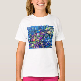 T-shirt Sapin de Noël Cosmique